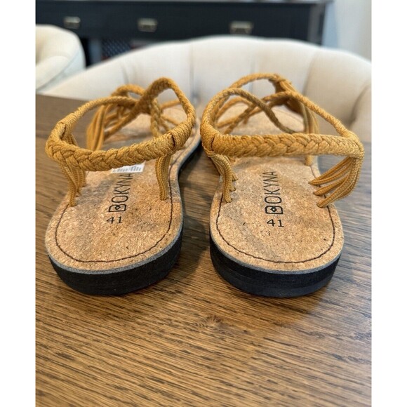 BOKYNA Soulmate Sandal Women's US 10/EU 41
Yellow Handmade Vegan Waterproof - Picture 4 of 7